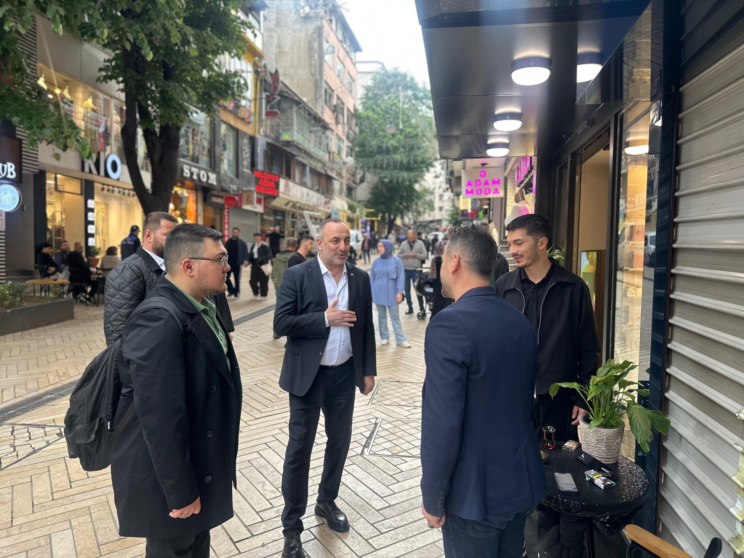 İlker Kazan'dan Esnafa Geçmiş Olsun Ziyareti
